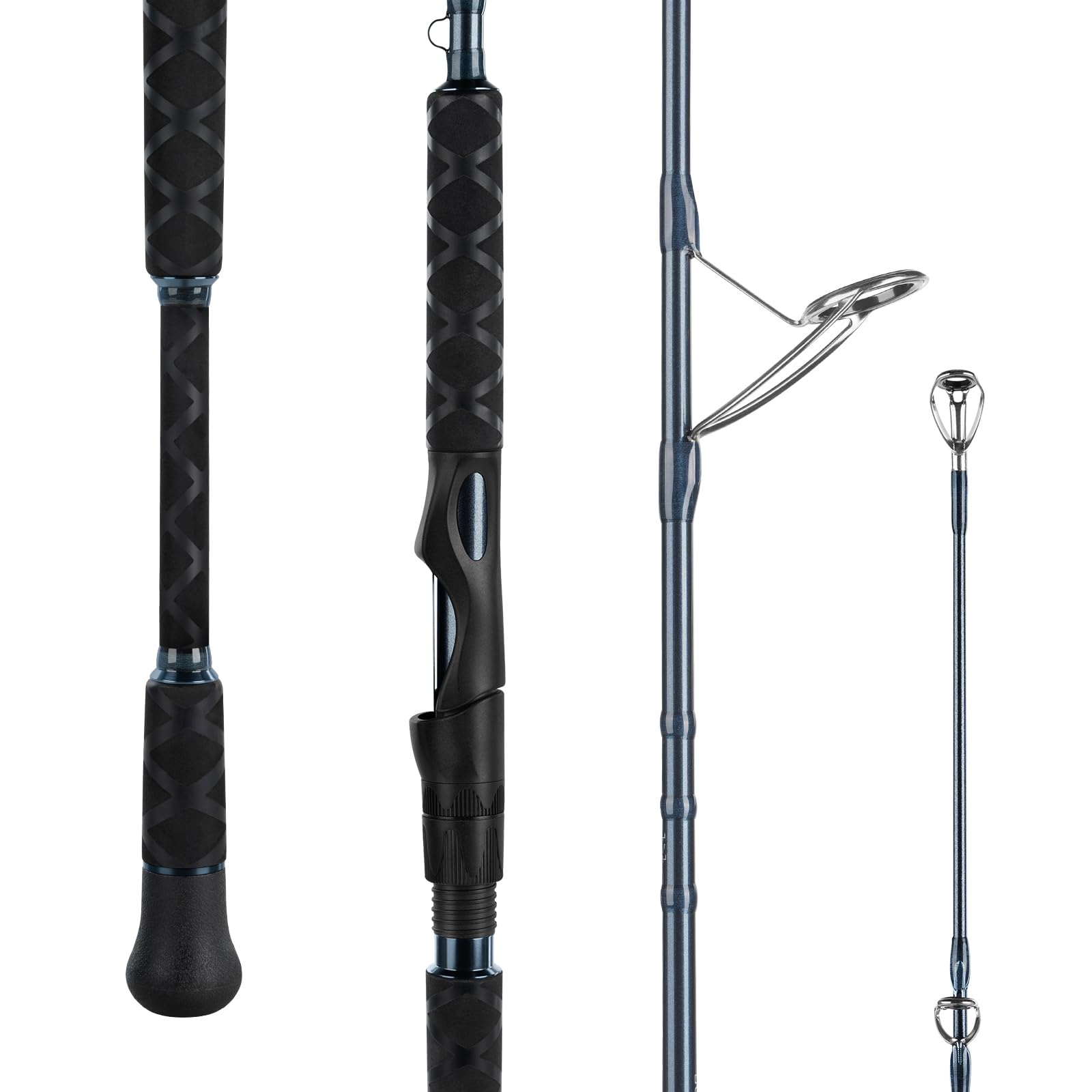 Front view of KastKing ReKon Saltwater Spinning Rod