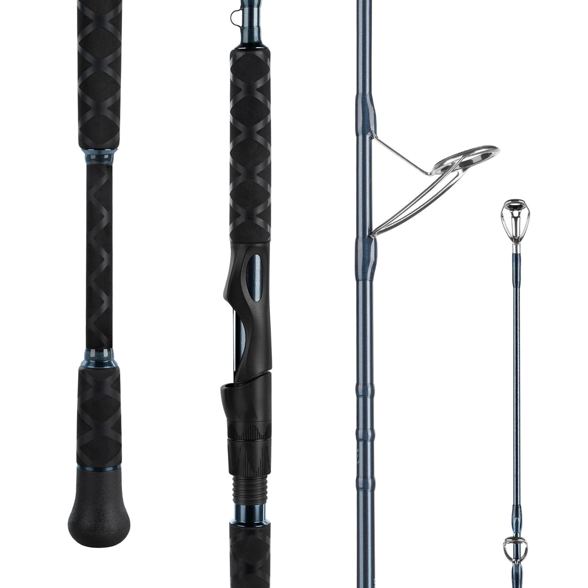 Front view of KastKing ReKon Saltwater Spinning Rod
