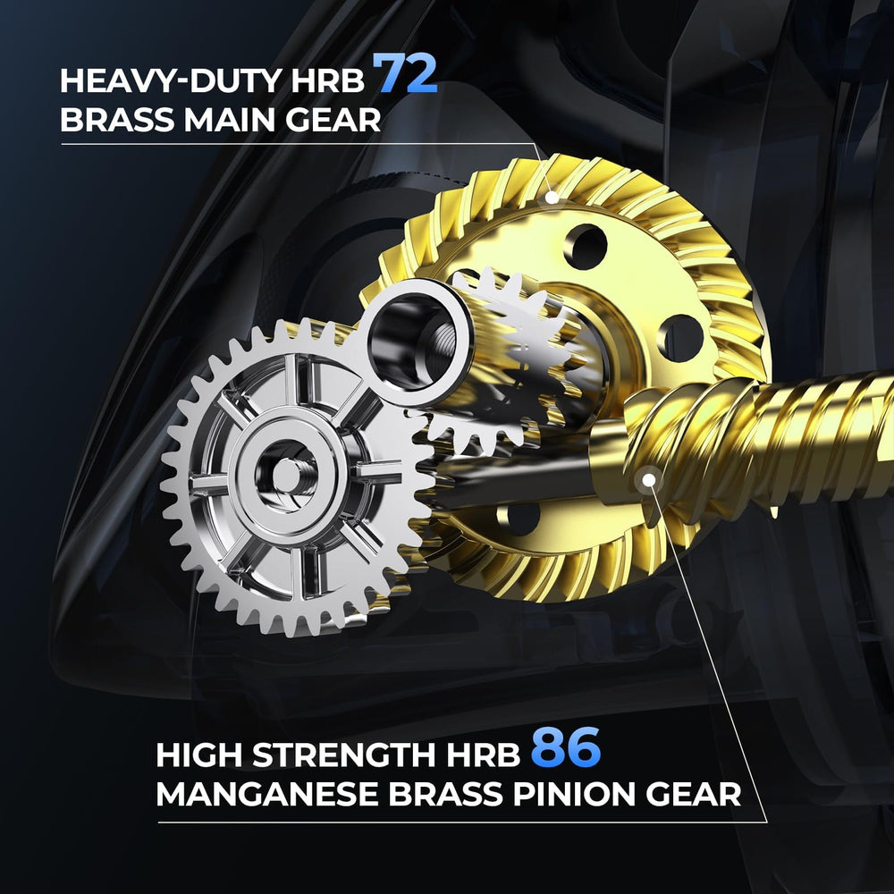 KastKing Rekon seamless one-piece bail minimizes line tangling and corrosion risk.