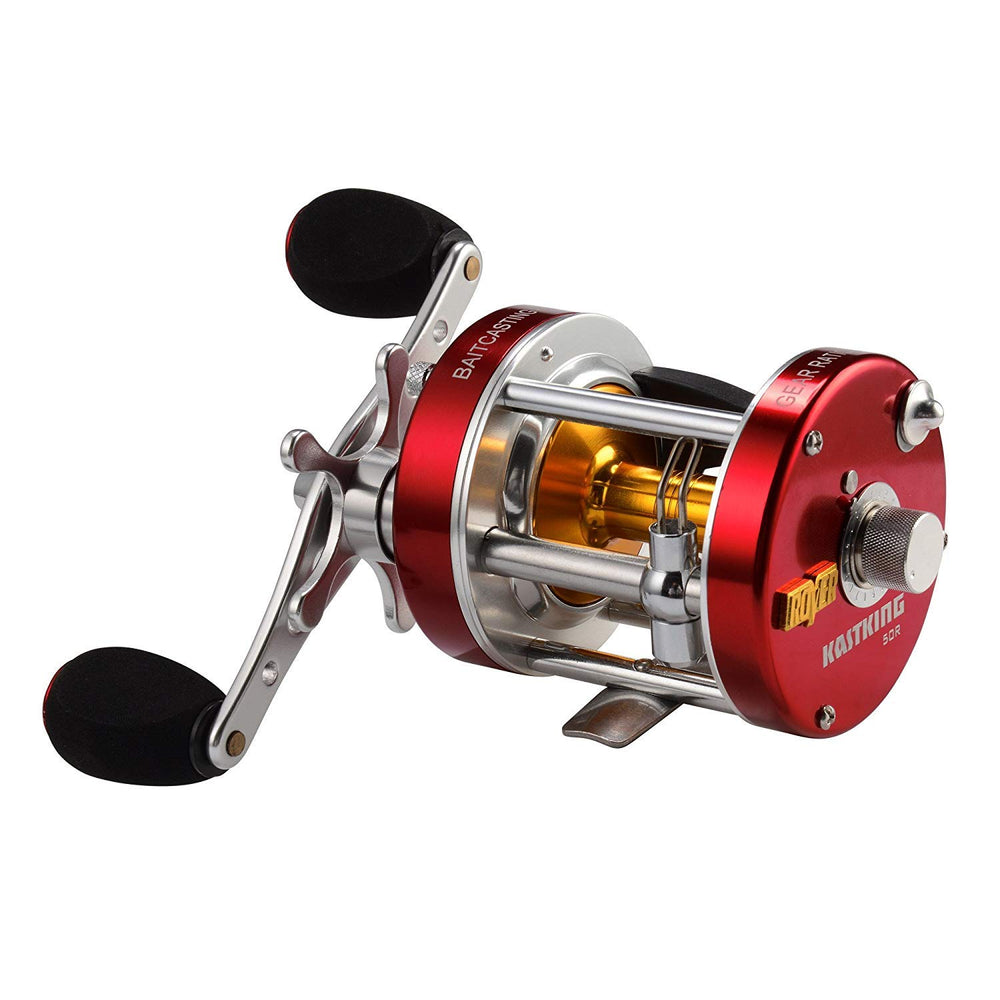 KastKing Rover side plates show rugged durability for saltwater fishing