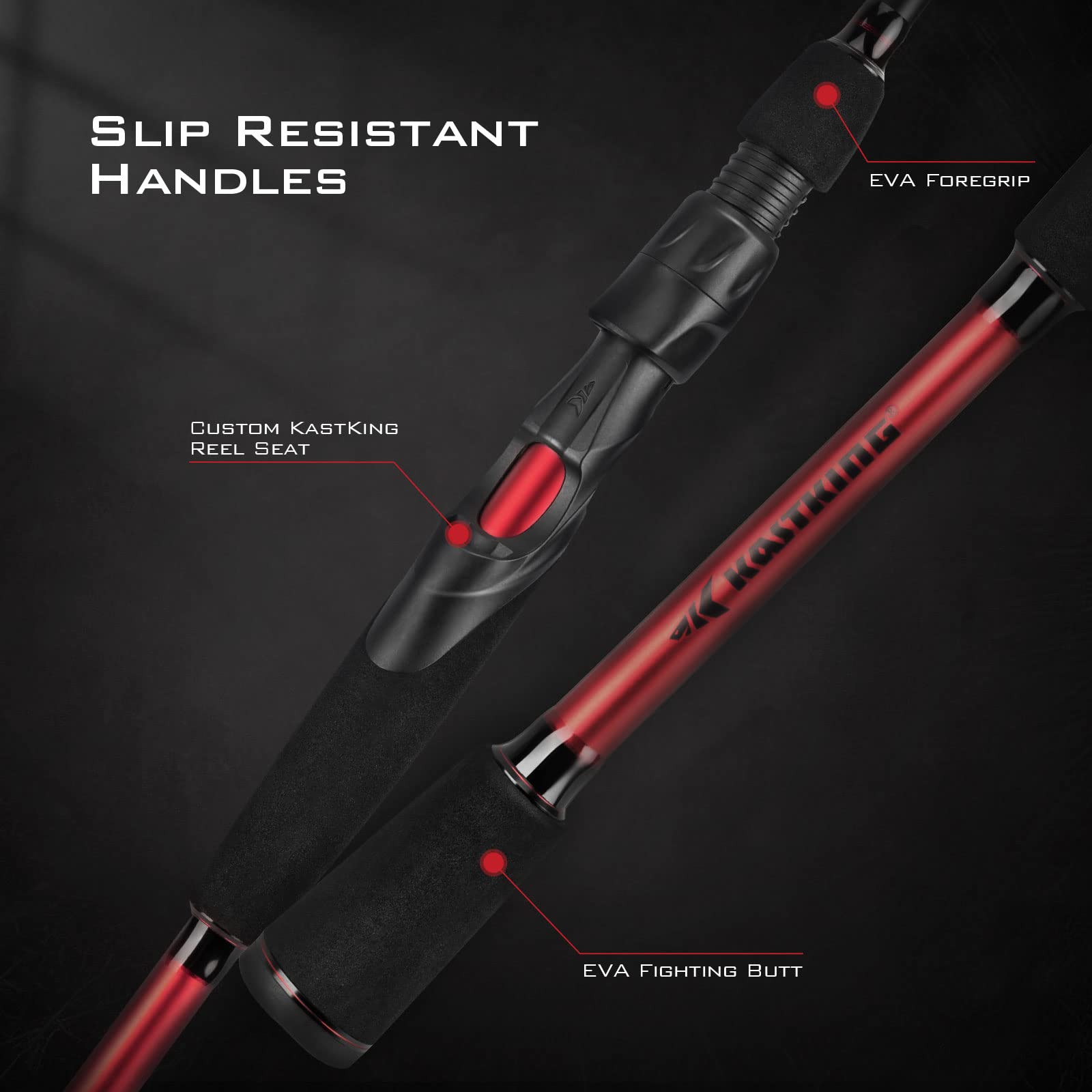 KastKing Royale Advantage extra-tip rod segment ready for field repairs.