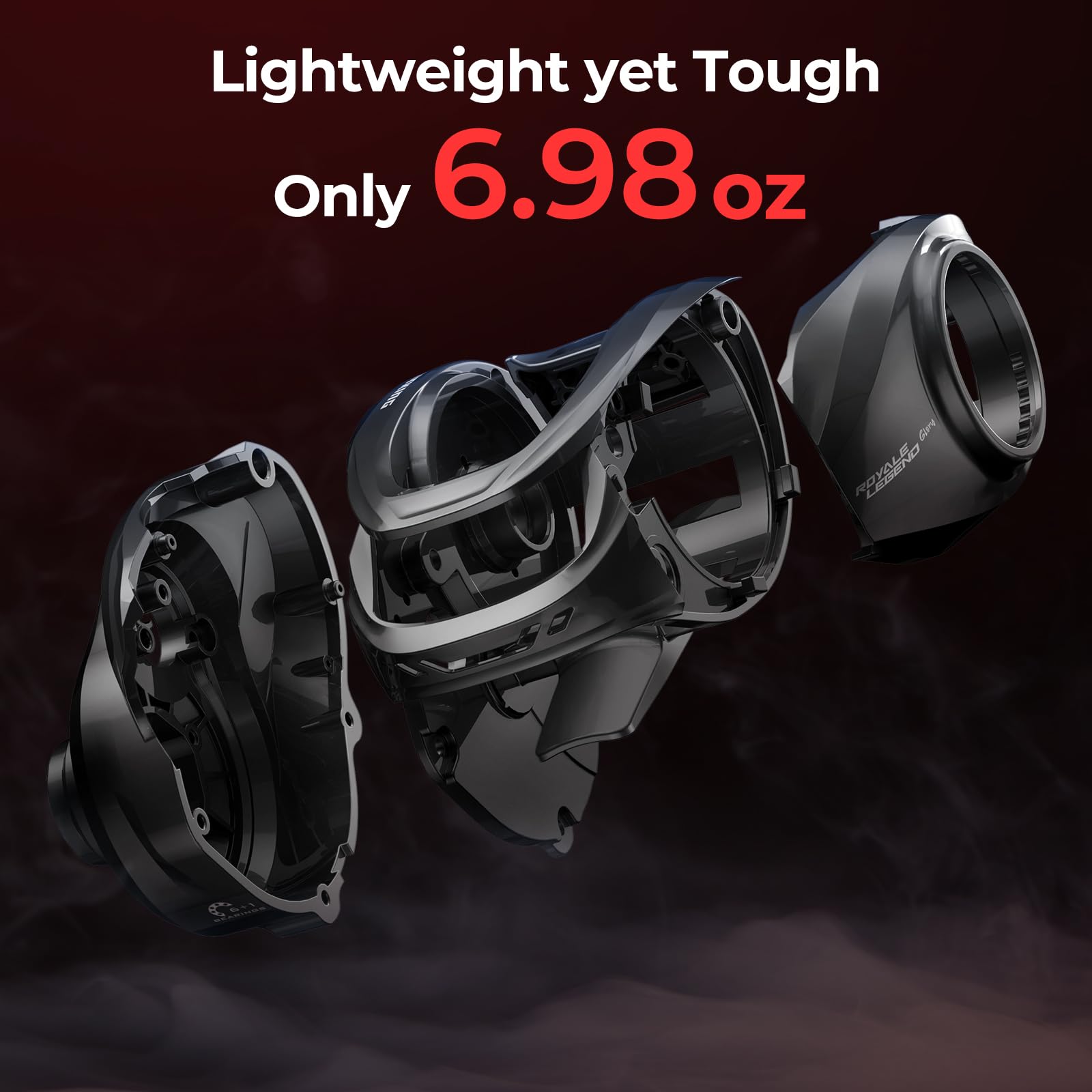 Close-up of Halo XII magnetic braking system on Royale Legend Glory