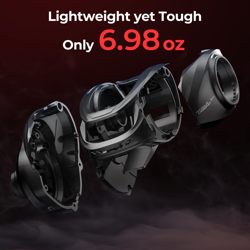 Close-up of Halo XII magnetic braking system on Royale Legend Glory