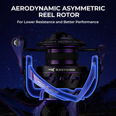 Close-up of drag system on Royale Legend Pro 4000 Twilight