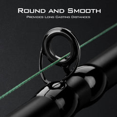 KastKing Silky8 high sensitivity closeup showing instant lure feedback