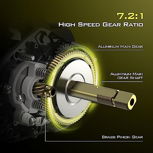 Packaging and components of KastKing Skeet Reese ICON Baitcasting Reel