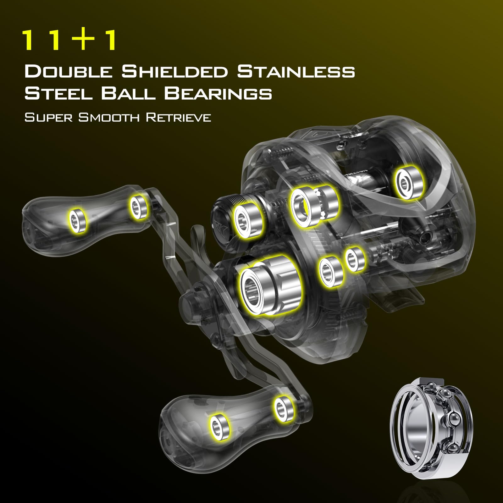 Triple Disc Carbon Fiber Drag Washers on Skeet Reese ICON