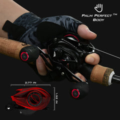 KastKing Spartacus II reel showcases 17.6 lb carbon drag for precise fight control.