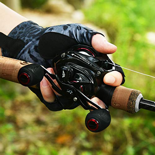 KastKing Spartacus II left-handed Black Rhino design fits dedicated anglers.