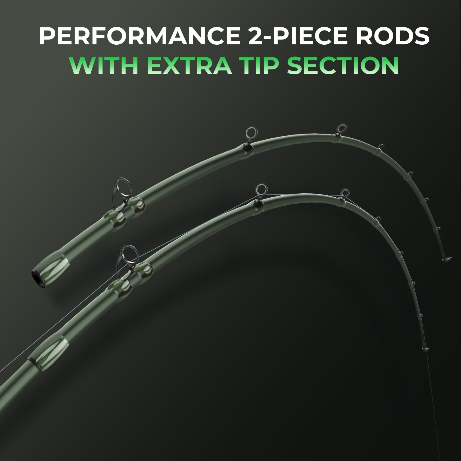 KastKing Spartacus II twin-tip design with backup tip for reliability
