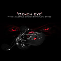 KastKing Speed Demon Elite 10+1 bearings deliver smooth casts.