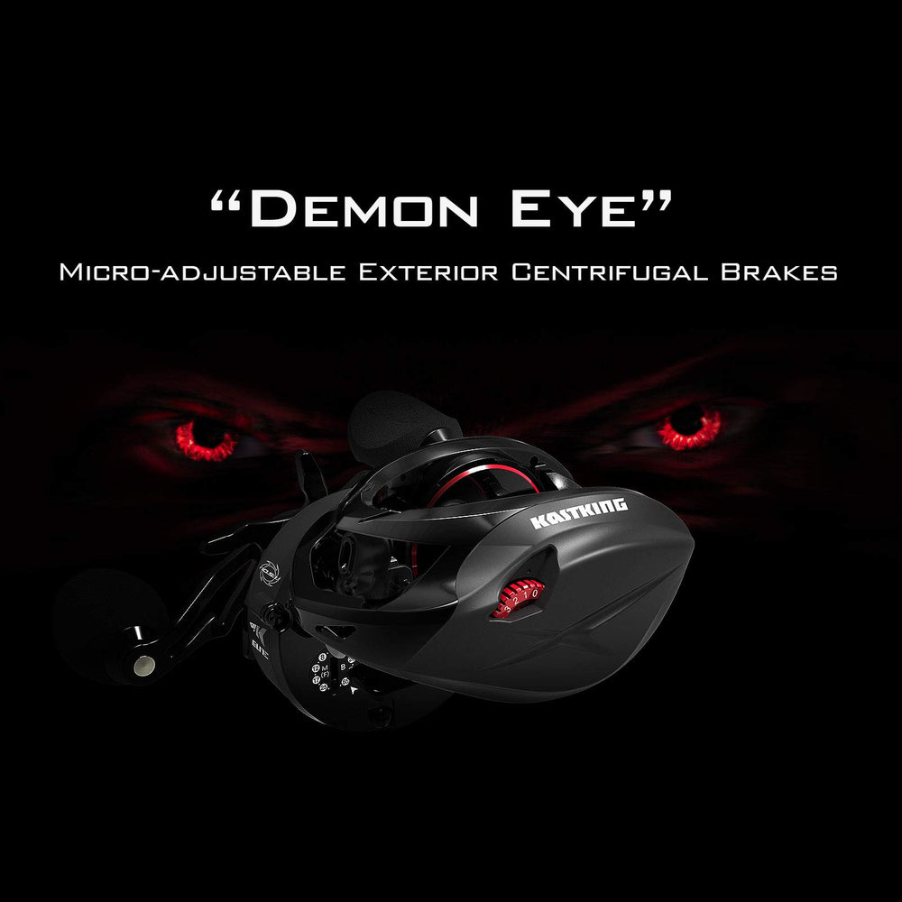 Solid aluminum frame on KastKing Speed Demon Elite emphasizes rigidity and light feel
