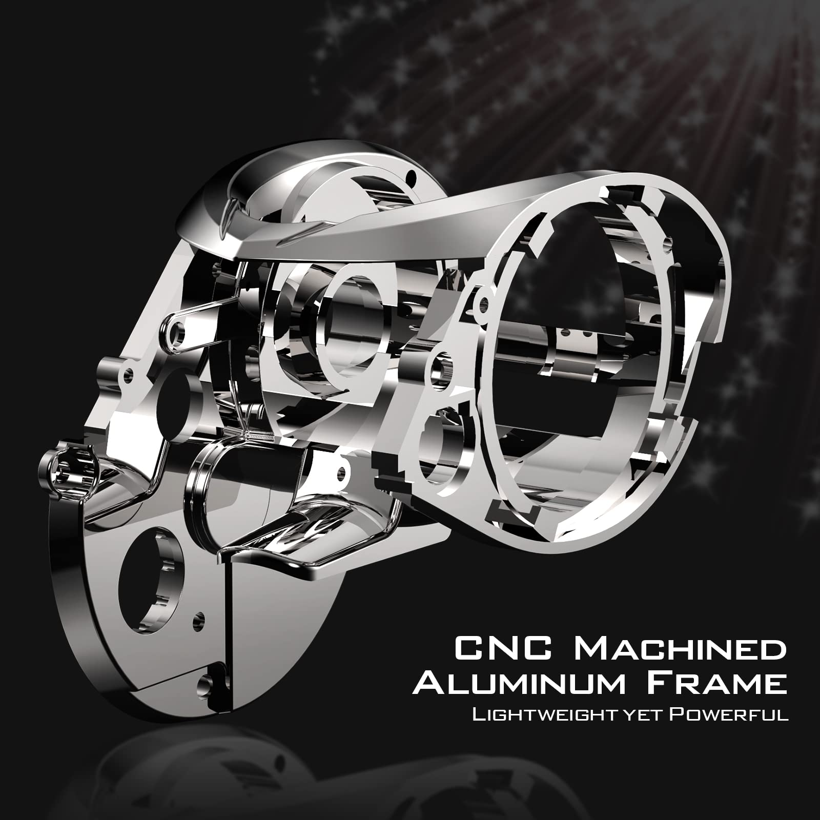KastKing Speed Demon Elite brass gears enhance durable gearing.