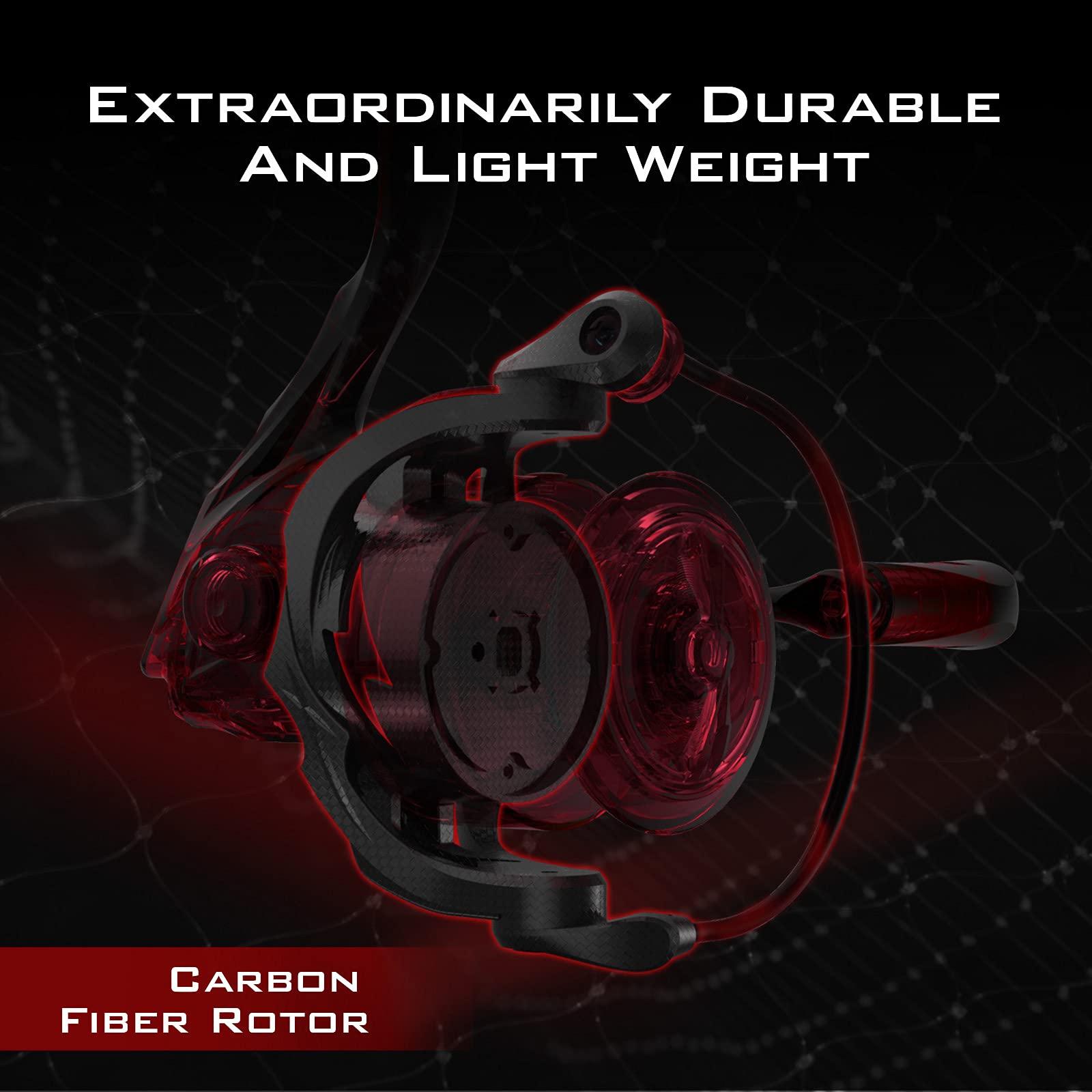 KastKing Speed Demon Elite 3000 components close-up confirms durable hardware.