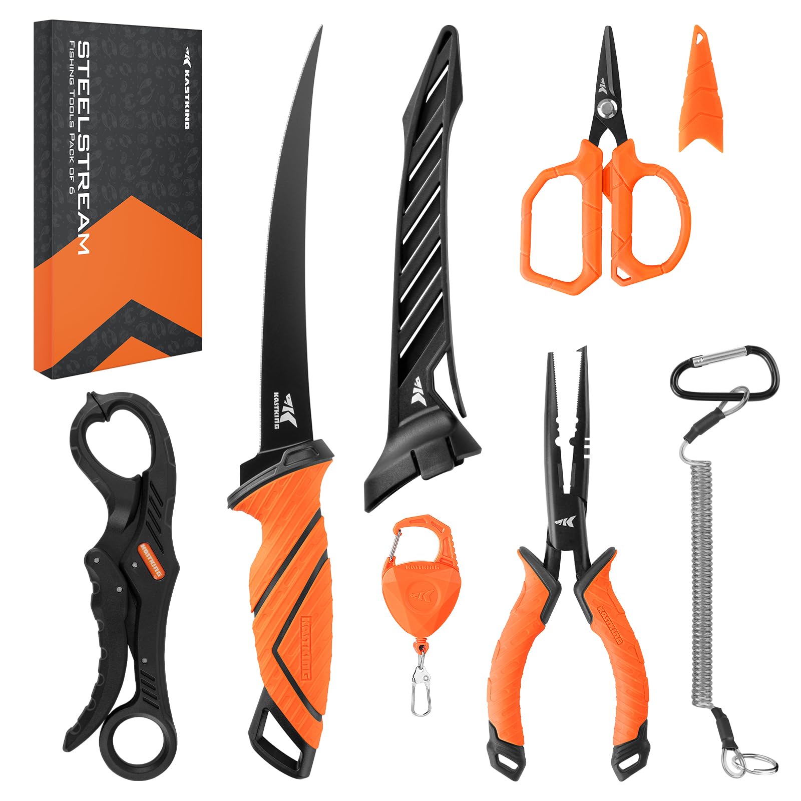 Pliers from KastKing SteelStream 6pc Tool Kit close-up