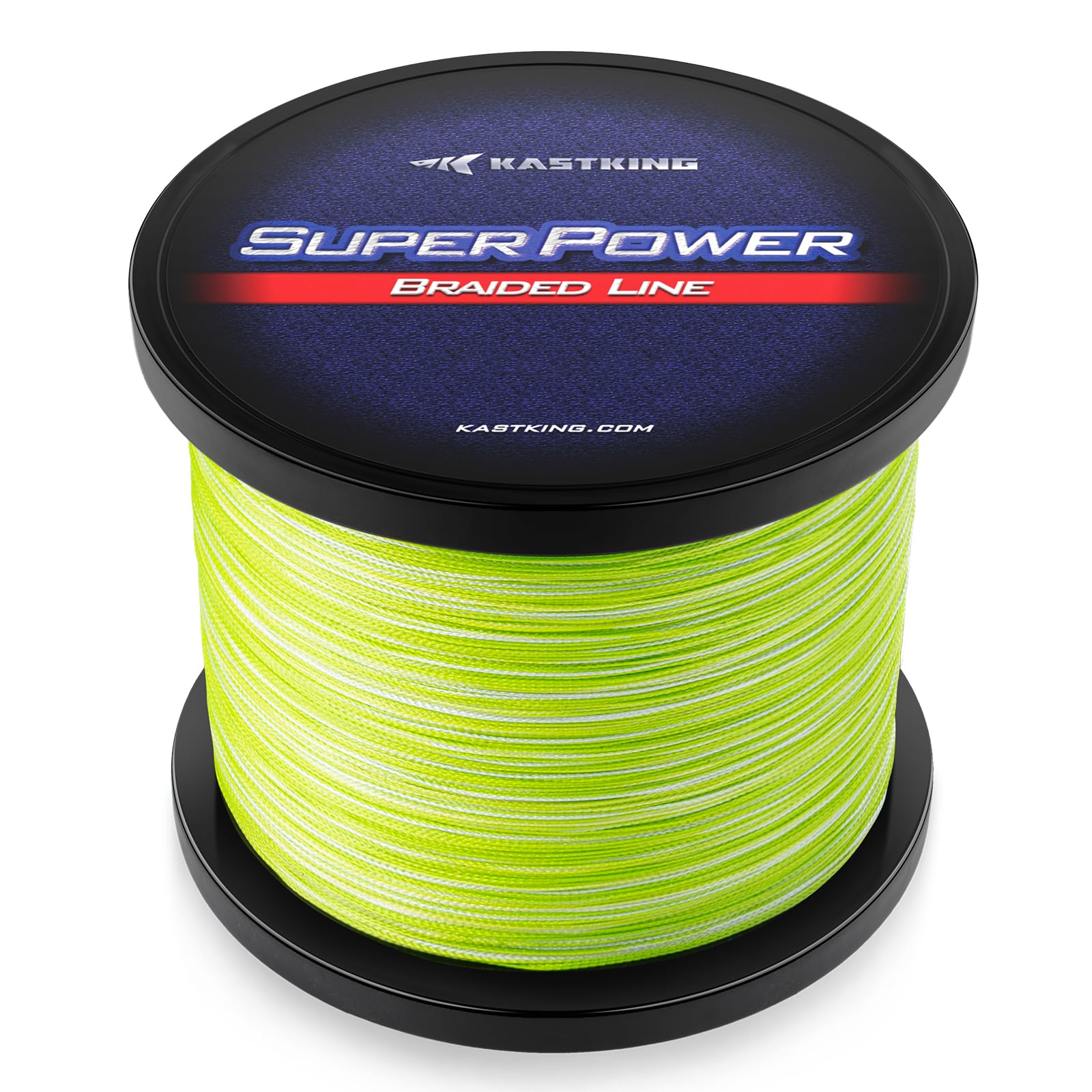 KastKing SuperPower Grass Camo braid shows strong knots for reliable casts