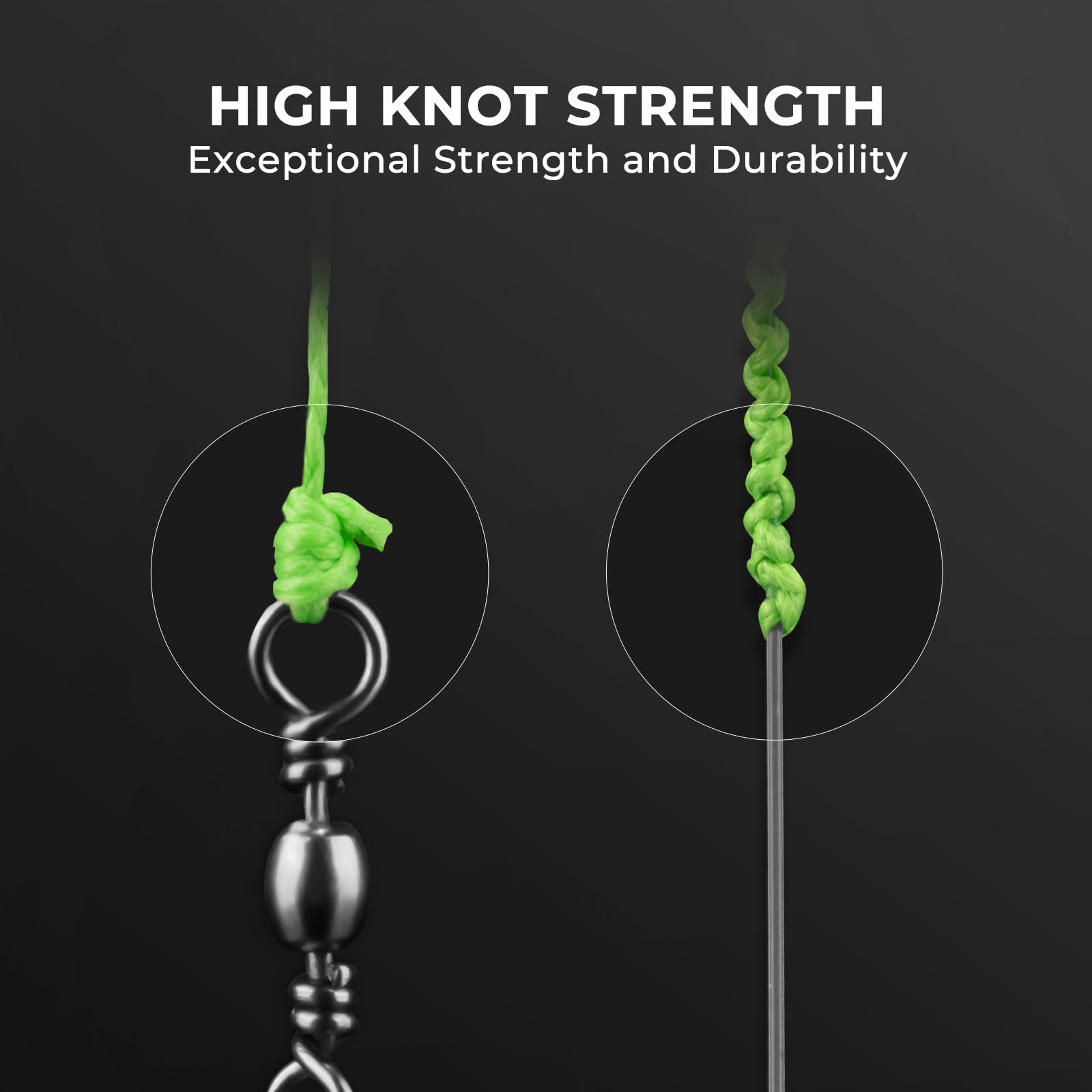 KastKing SuperPower Colorshield 4X 65lb test handles strong fish with confidence