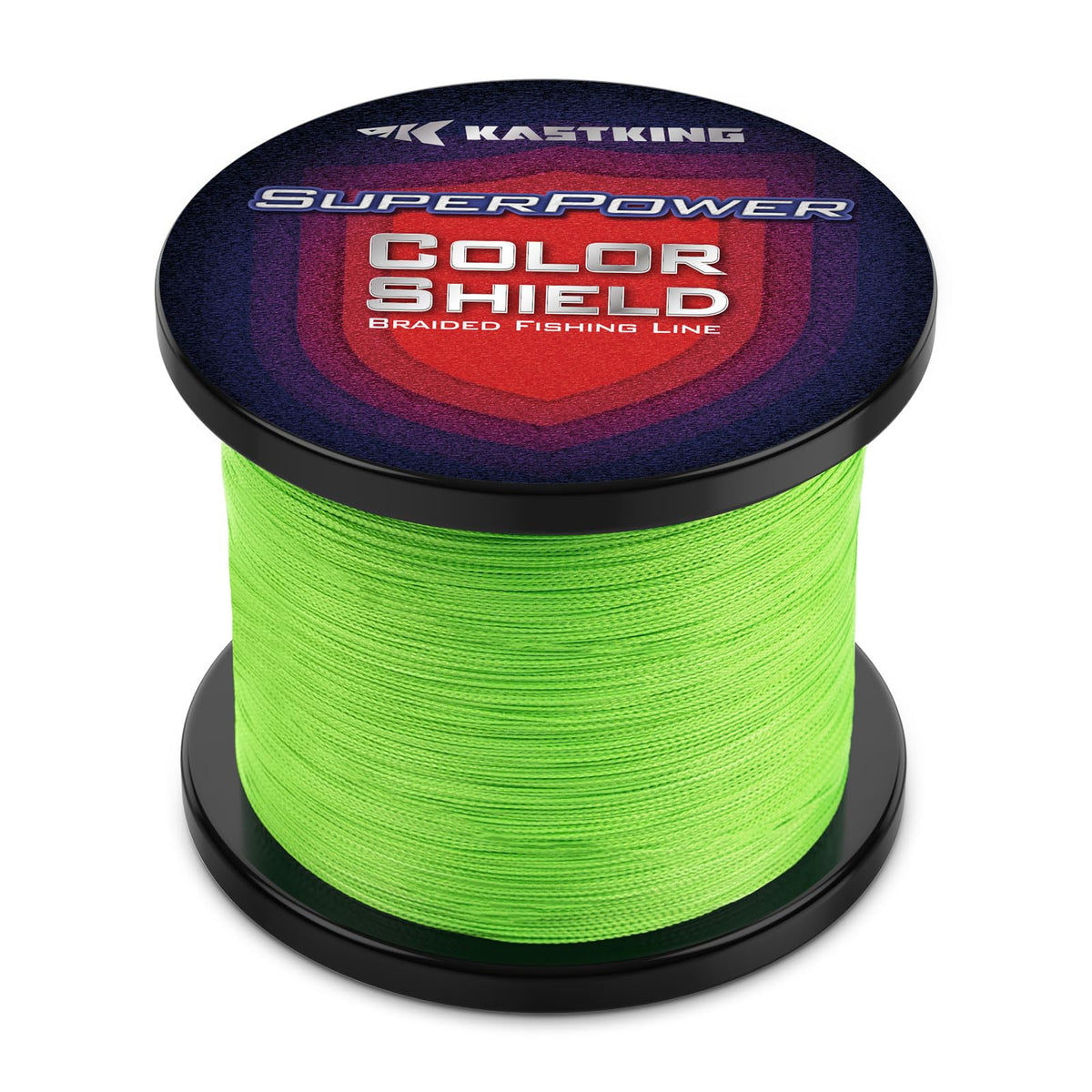 KastKing SuperPower Colorshield 4X colorfast dyeing preserves line visibility in sun and water