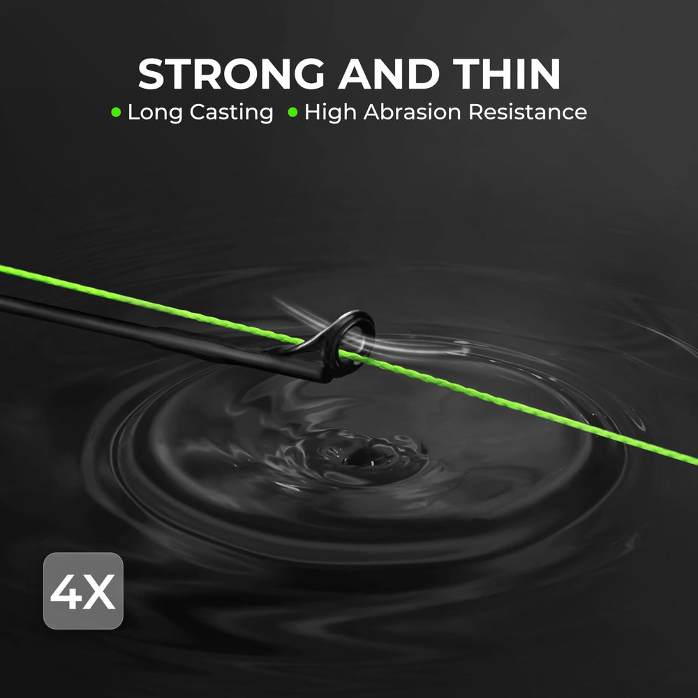 KastKing SuperPower Colorshield 4X low-memory design enhances lure presentation and sensitivity