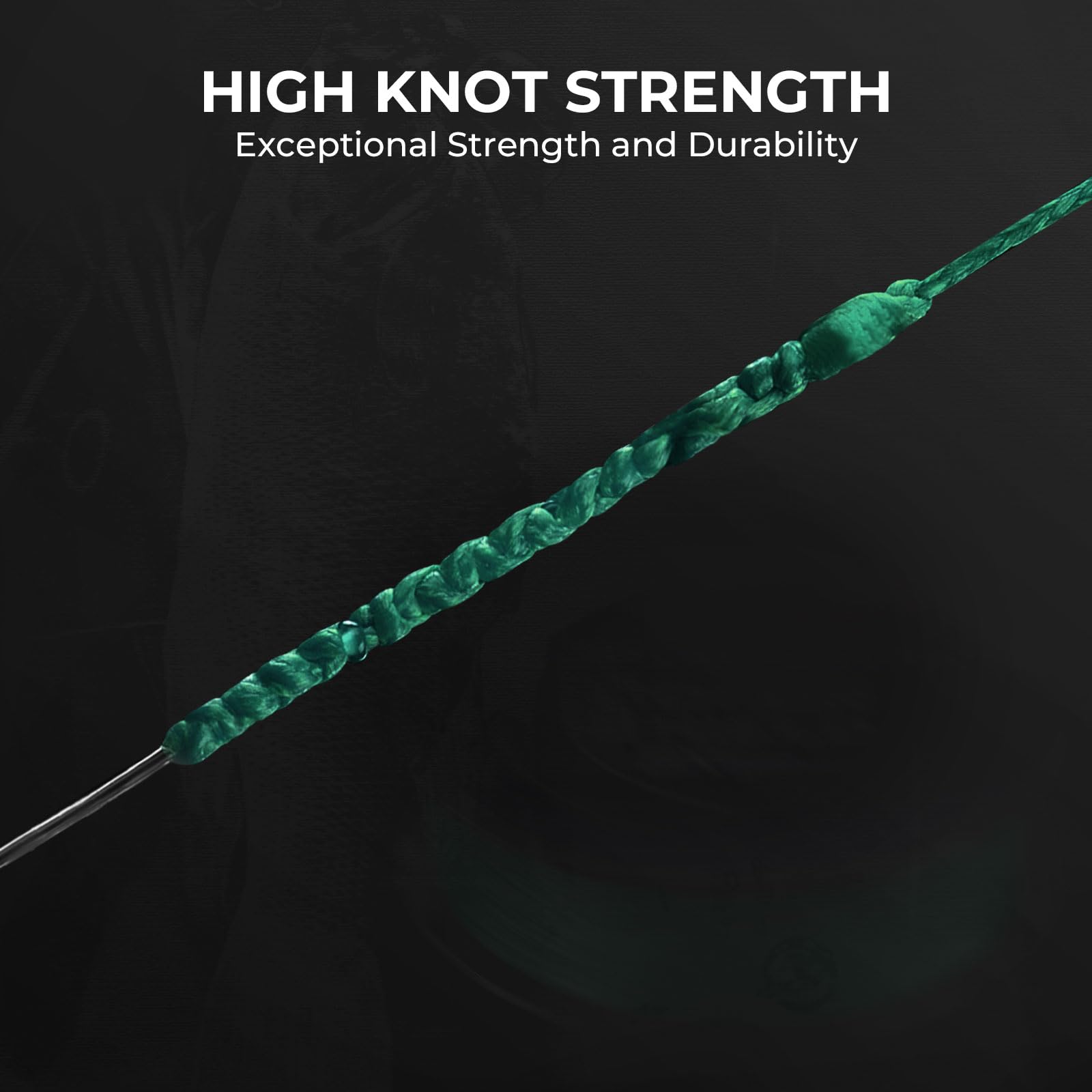 KastKing 8X ColorShield braided line illustrating near zero stretch for sensitivity