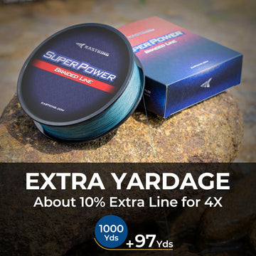 KastKing SuperPower abrasion-resistance line resists cover and rocks during tough casts.