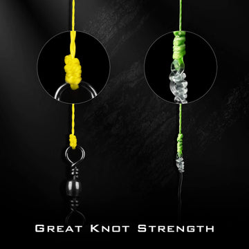 KastKing SuperPower low-memory line reduces wind knots for smoother casts.