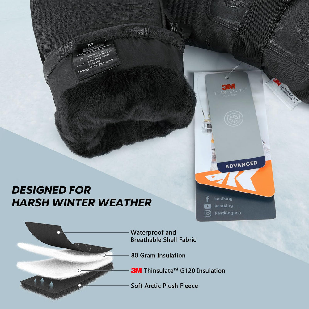 KastKing ThermoGrip Mittens converted to fingerless gloves