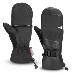 KastKing ThermoGrip Mittens for ice fishing in mitten mode with magnetized flaps