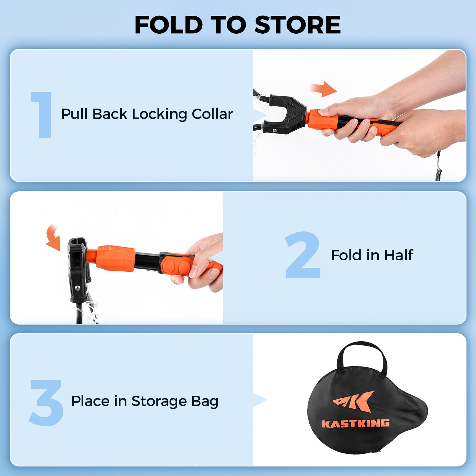 KastKing Titanet Landing Net packaging and accessories