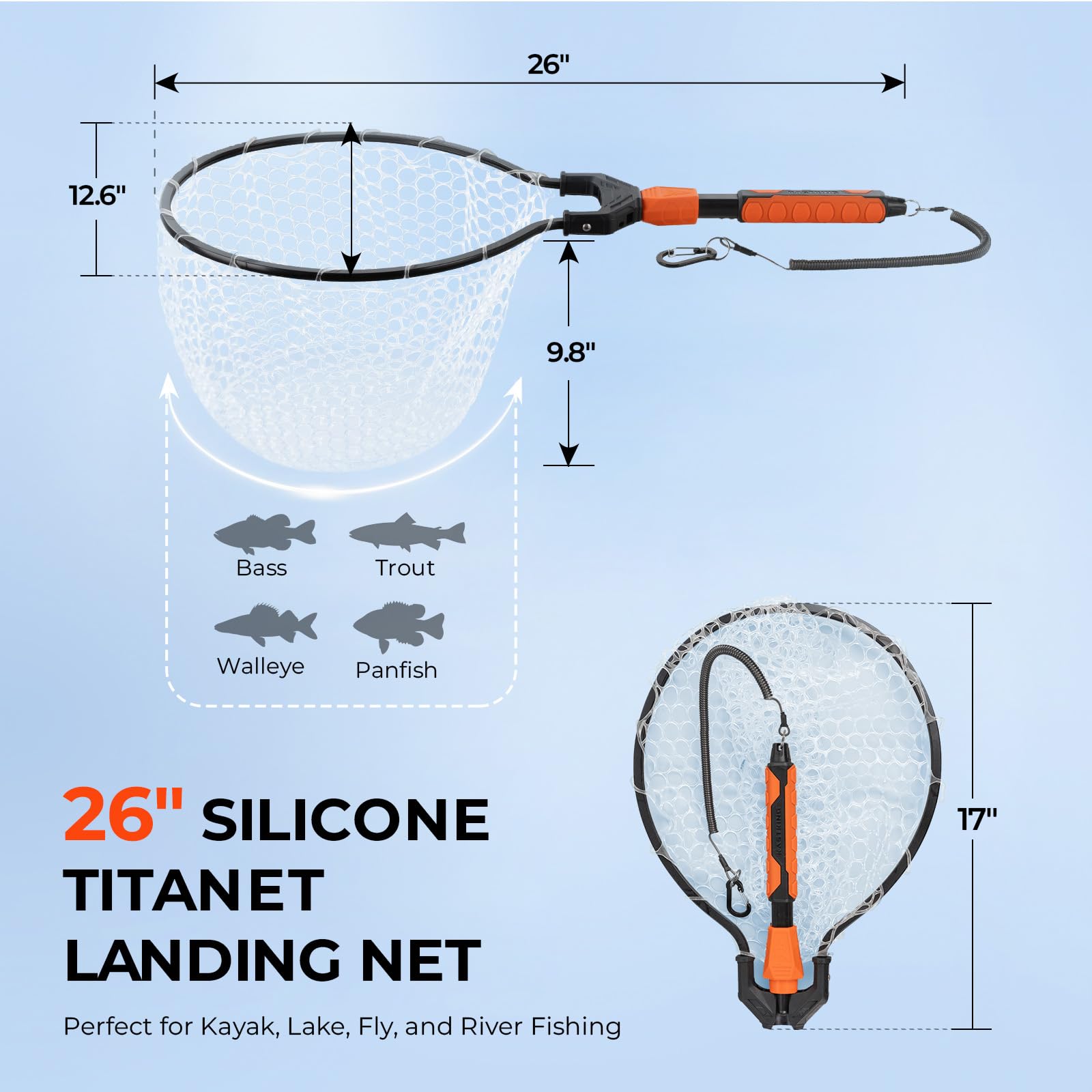 Protective storage bag included with Titanet silicone net