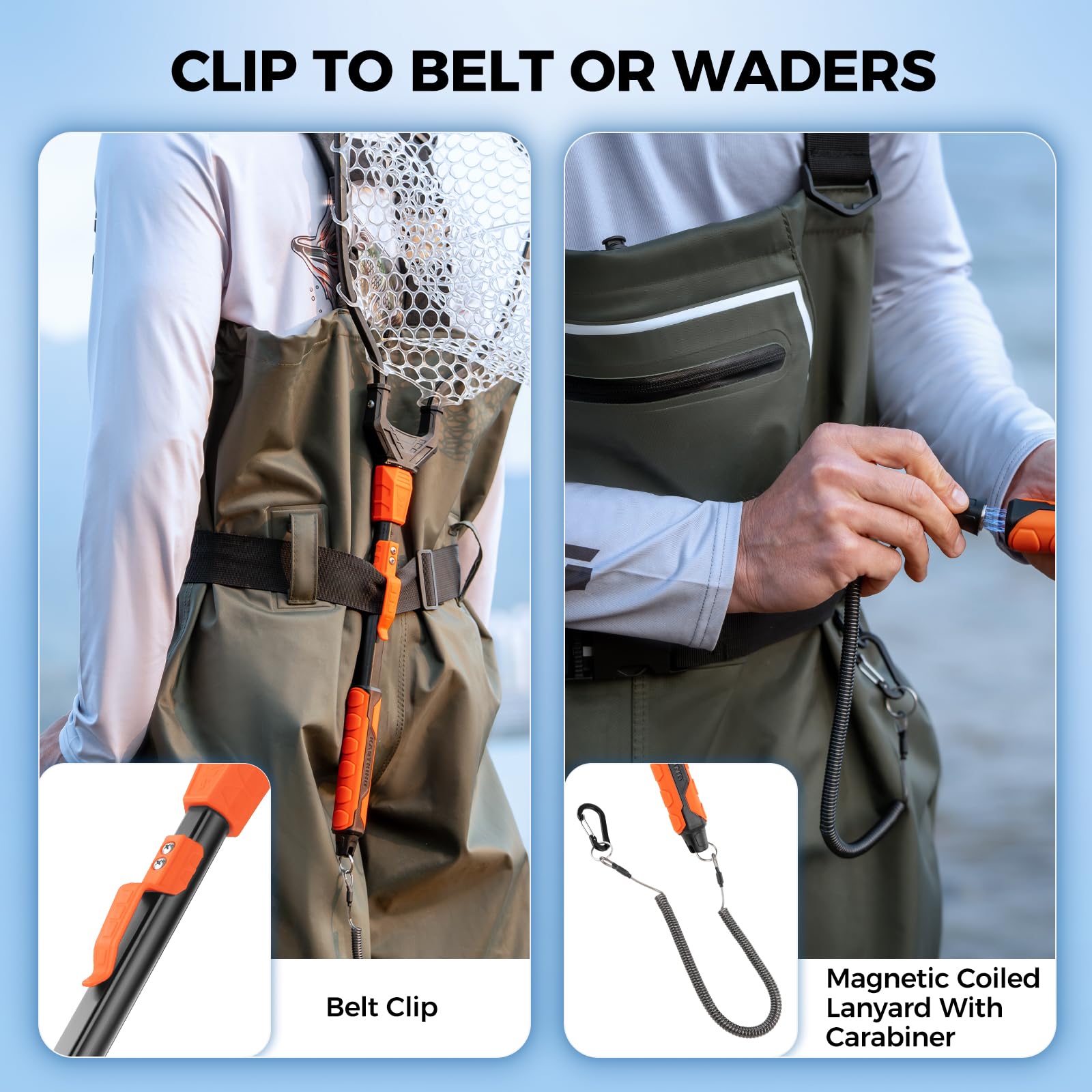 Net folded in half for compact storage with sliding collar