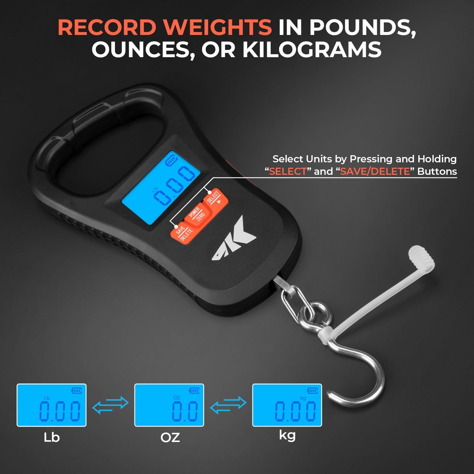 Packaging and included items with the ToughTide scale