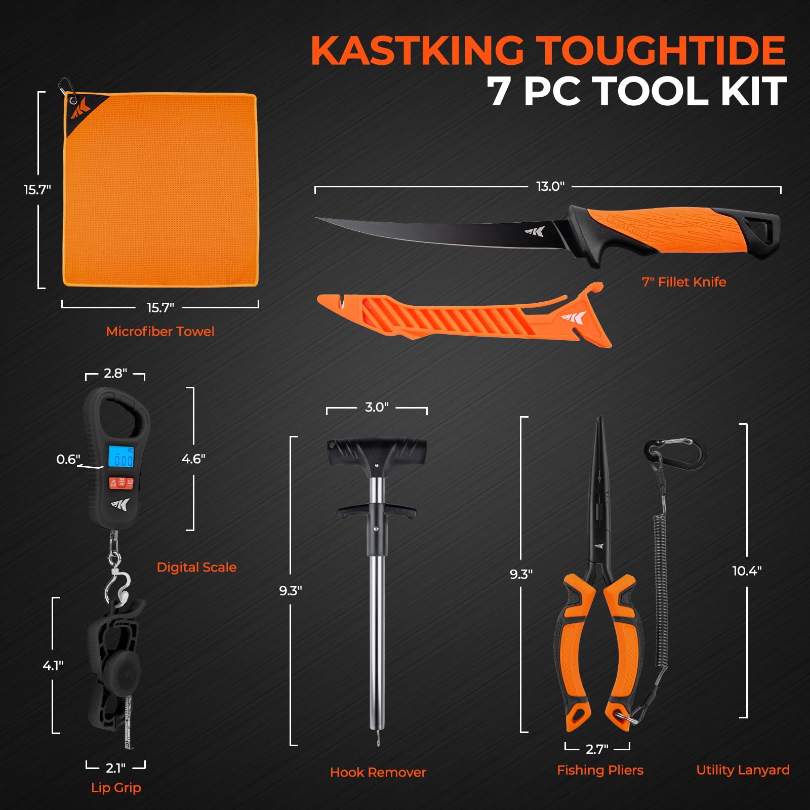 Carry bag for KastKing ToughTide 7pc Fishing Tool Kit