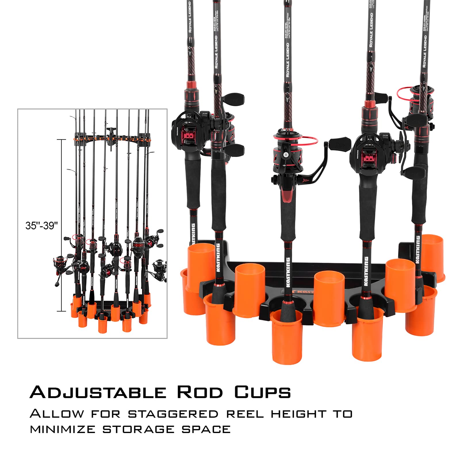 KastKing Line Boss bands provide tension during line spooling.