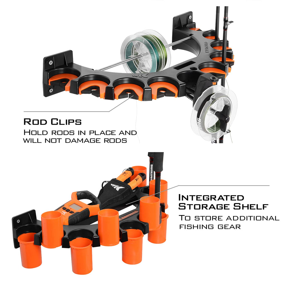 Spooling fixture designed for spinning reels on the V10 Rack