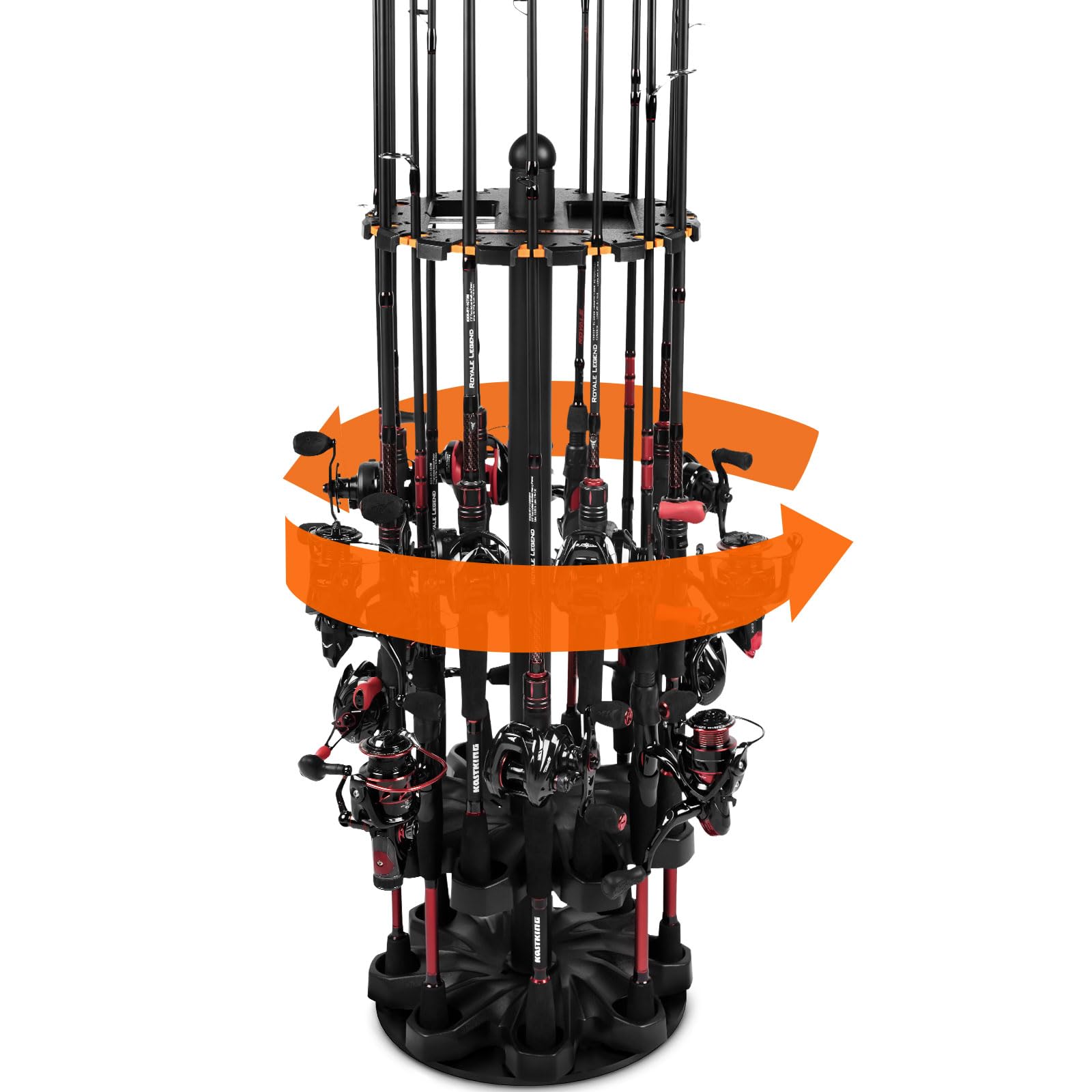 Step-by-step assembly image for KastKing V16 rod rack