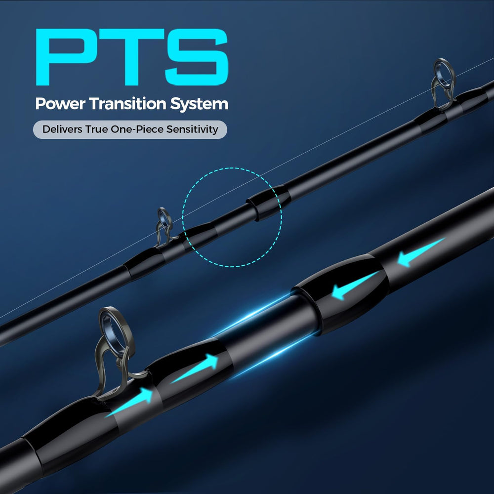 KastKing Verus casting distance test illustrating smooth line passage and control.