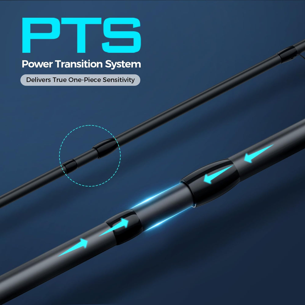 KastKing Verus 7-6 MH casting setup displaying power and control