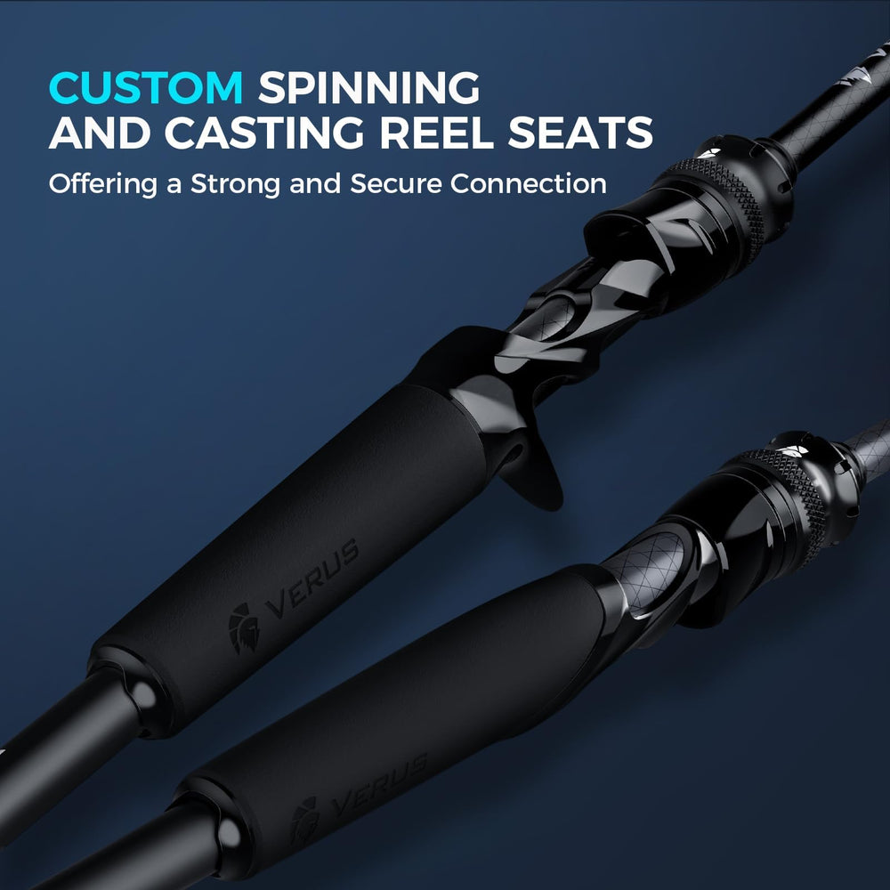 KastKing Verus PTS power transition system supports seamless two-piece assembly.
