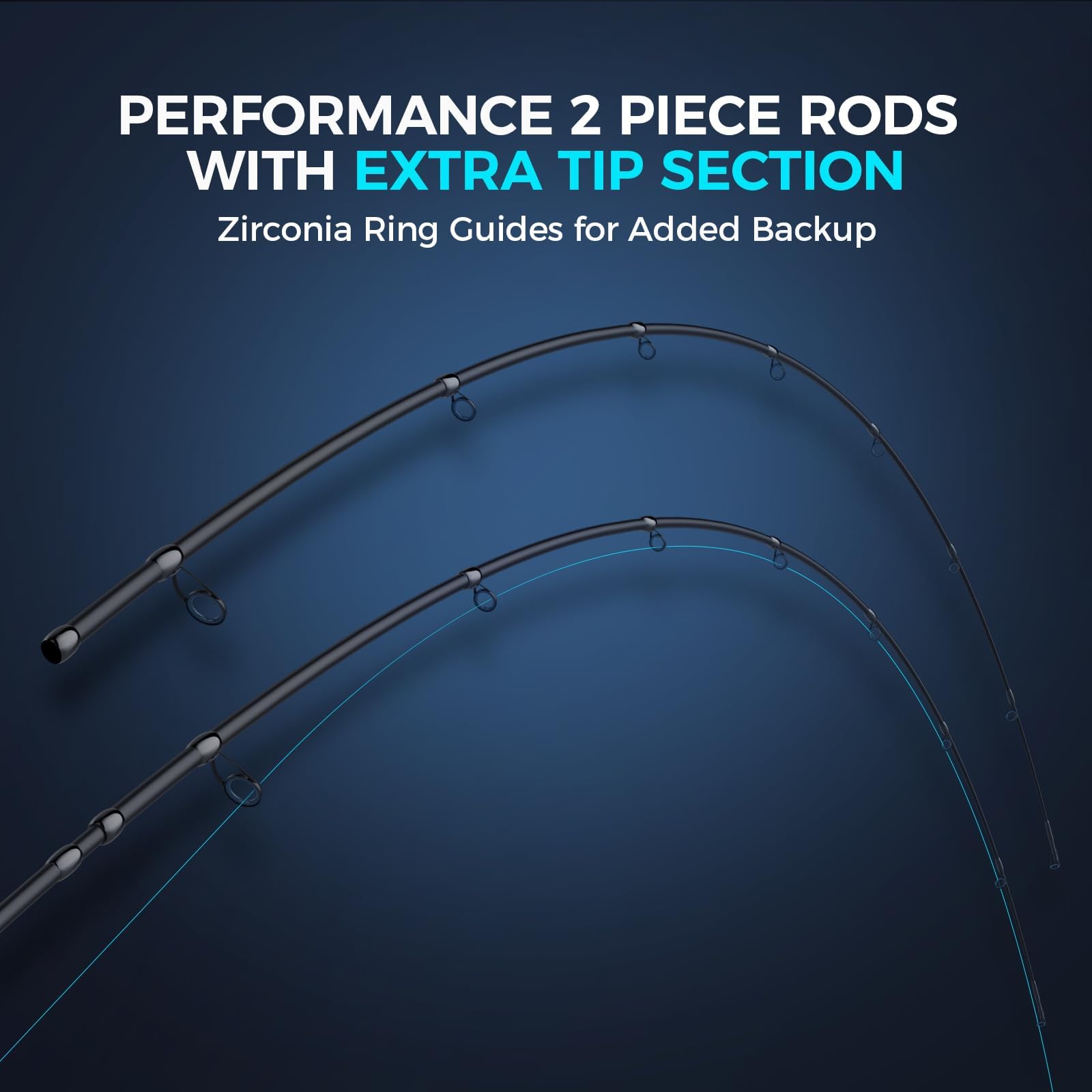 KastKing Verus PTS transition enables easy two-piece storage with near one-piece performance.