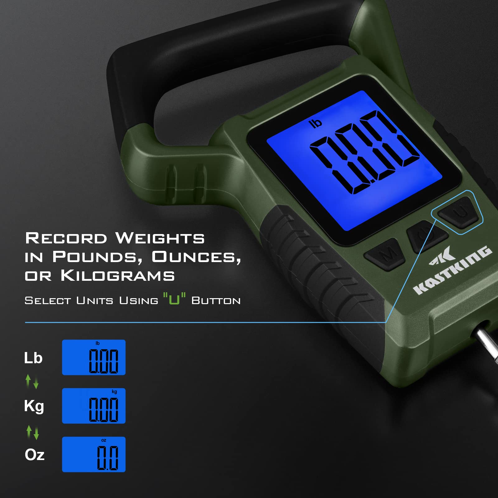 KastKing WideView ships with batteries for immediate use.