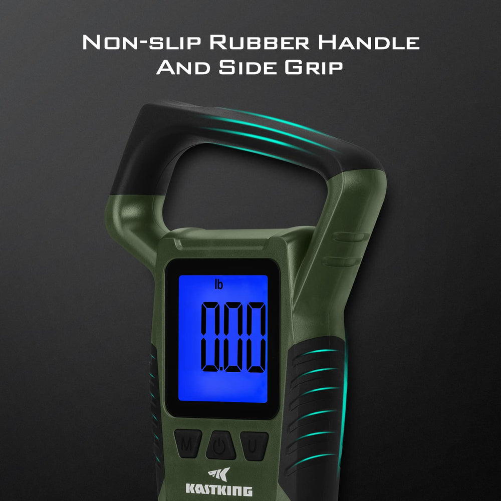 KastKing WideView stores up to 9 weights for easy catch tracking.