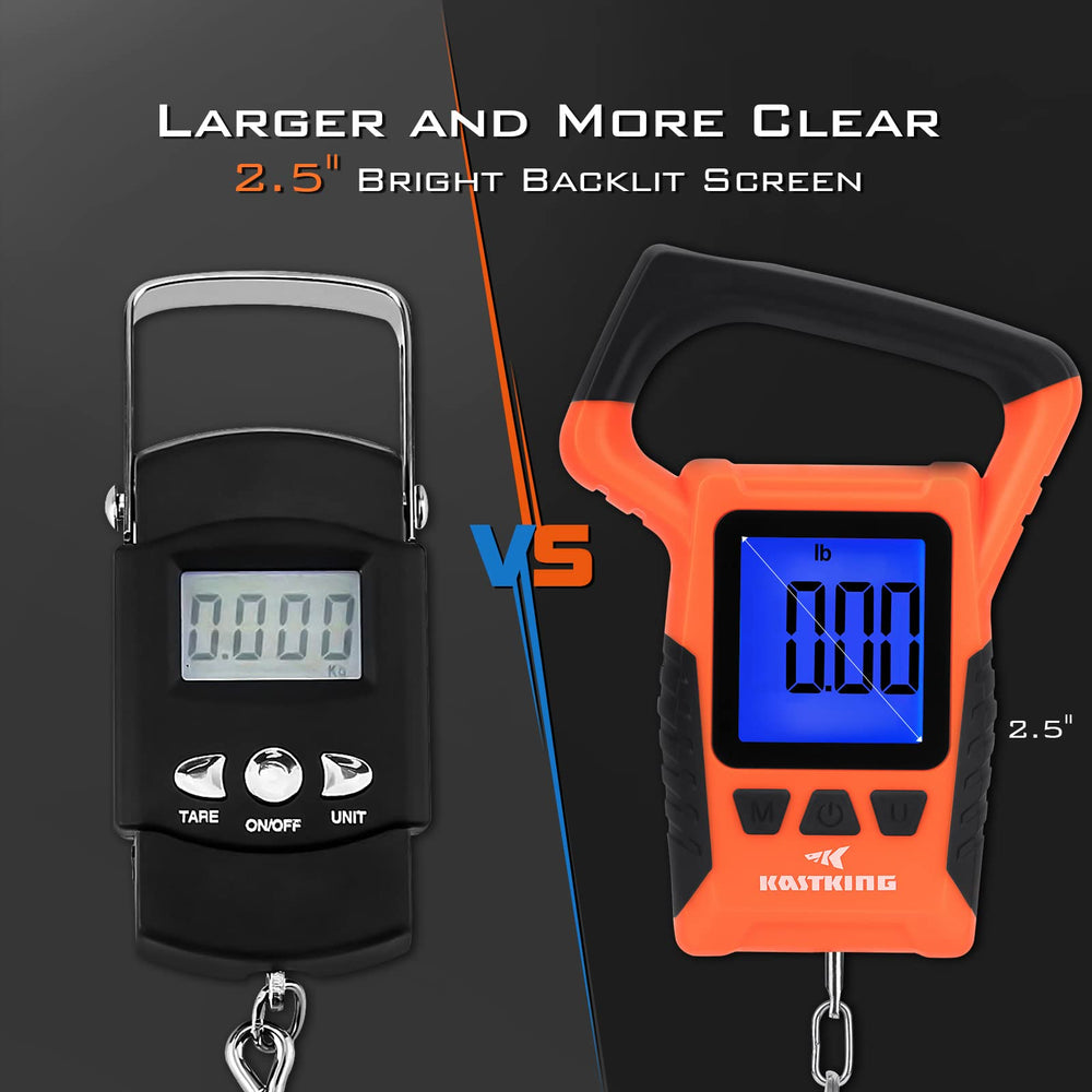 Waterproof floating KastKing WideView digital scale