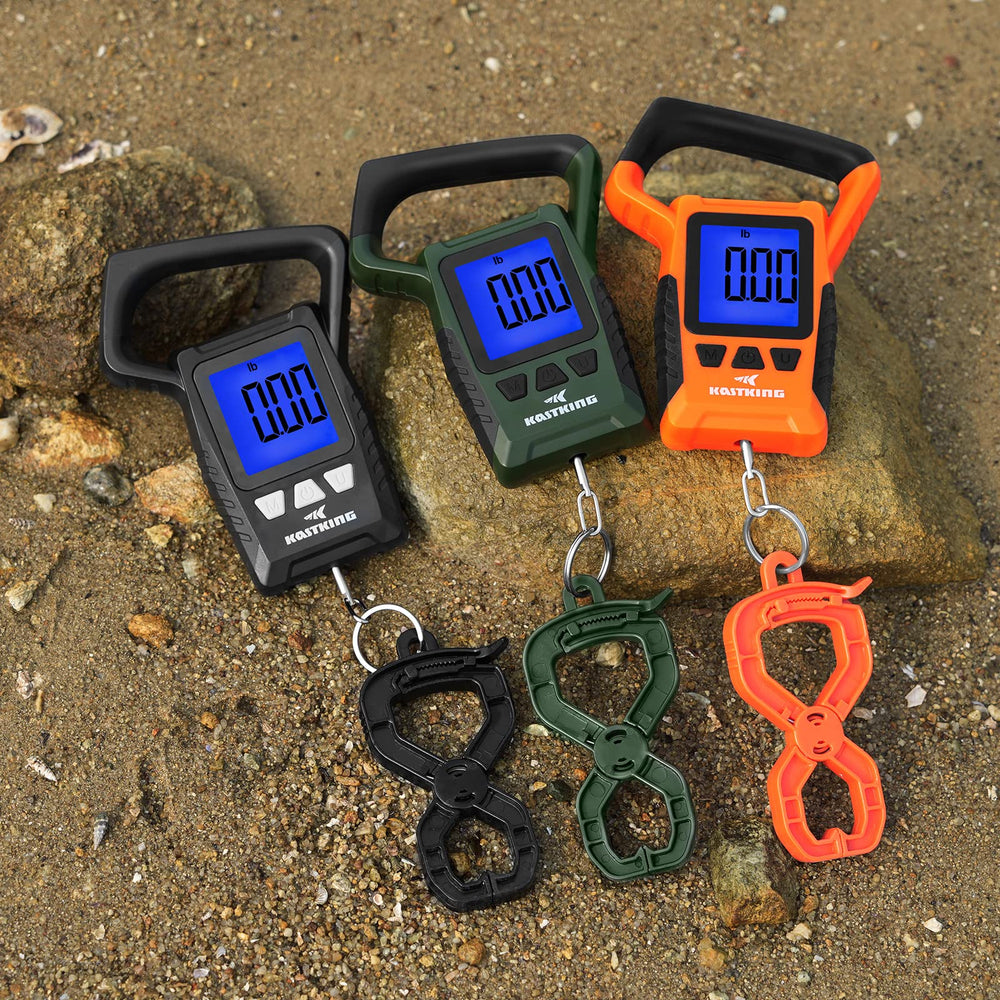 KastKing WideView memory view shows total weight across recorded catches.