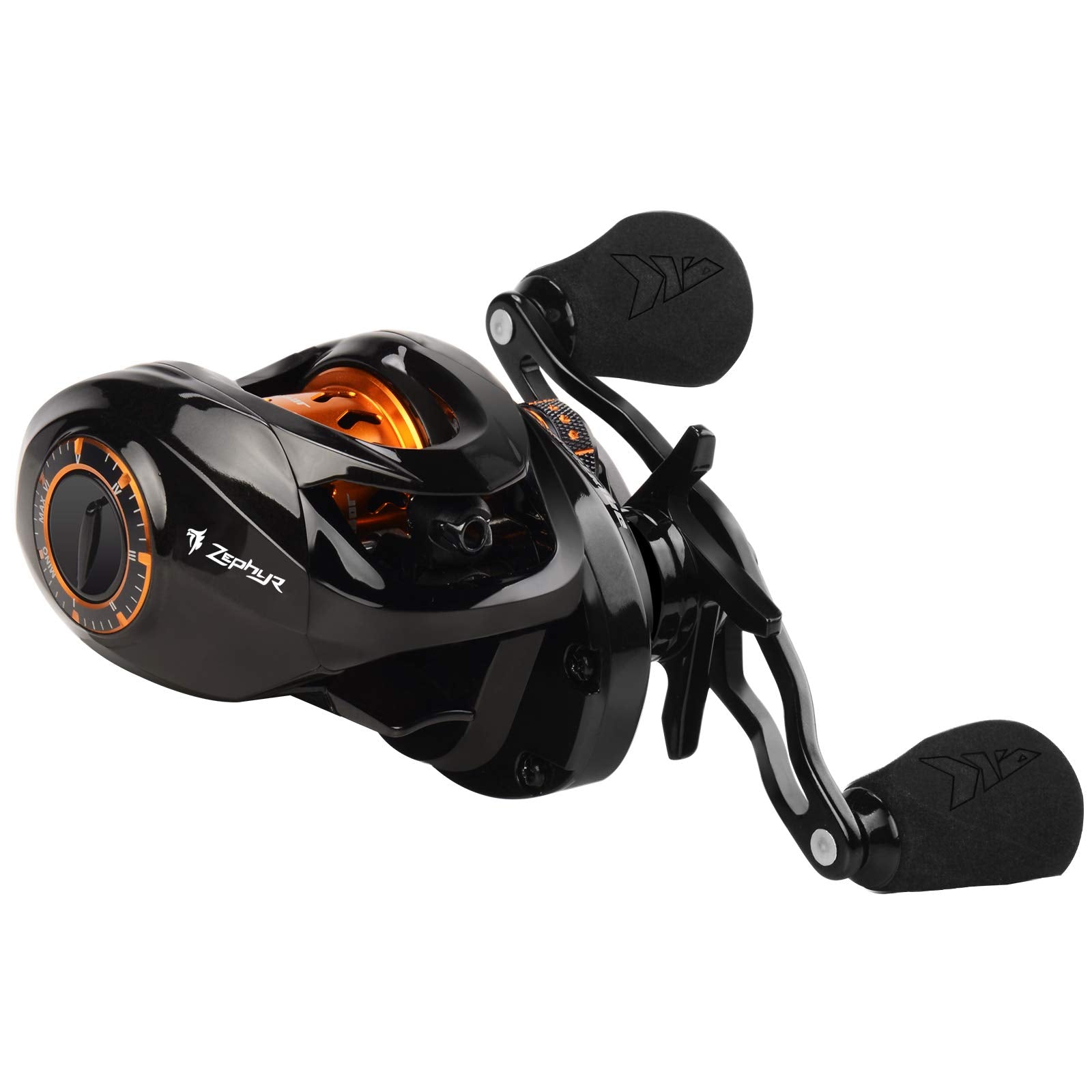 Zephyr BFS reel shown in a fishing setup with rod