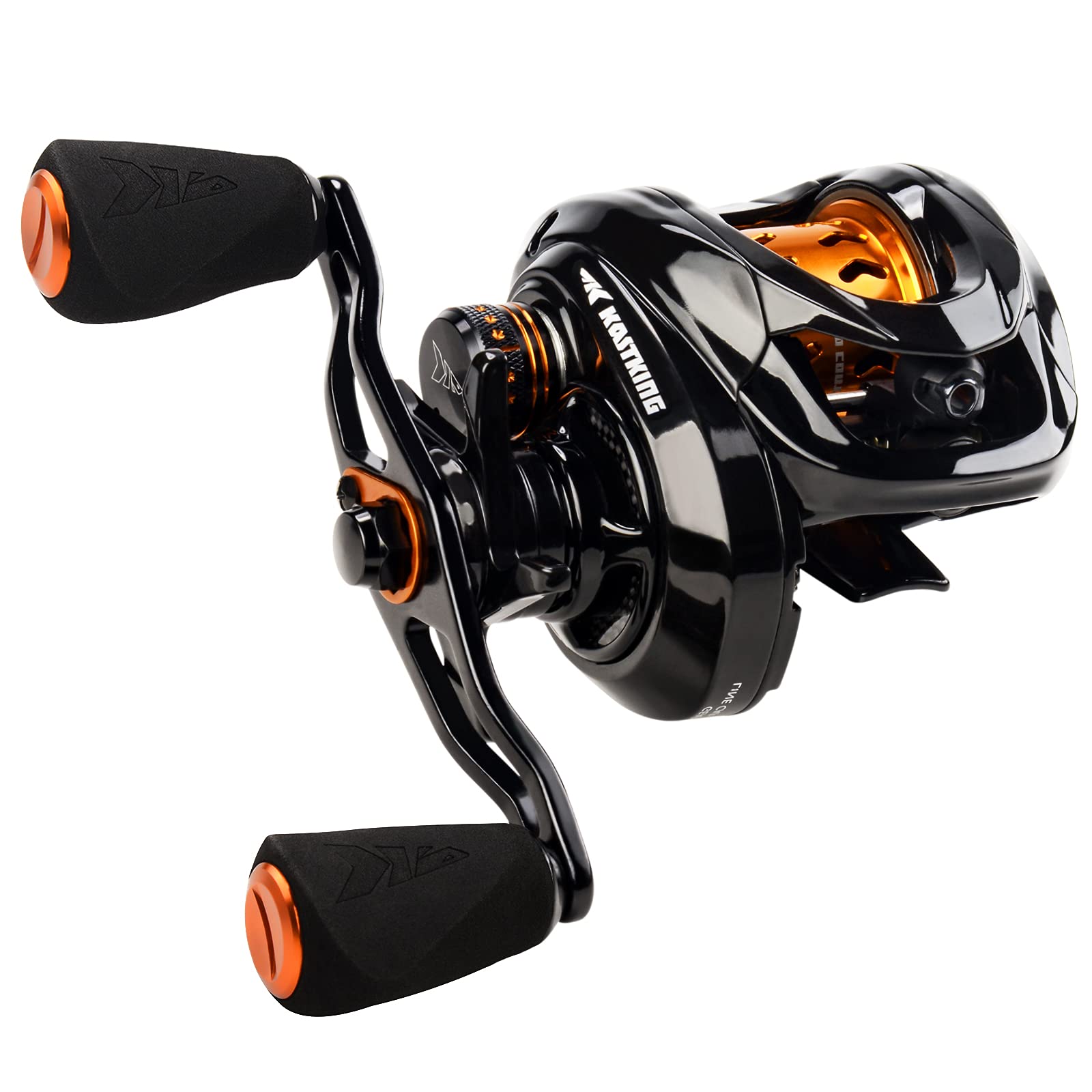 Front view of KastKing Zephyr BFS baitcasting reel