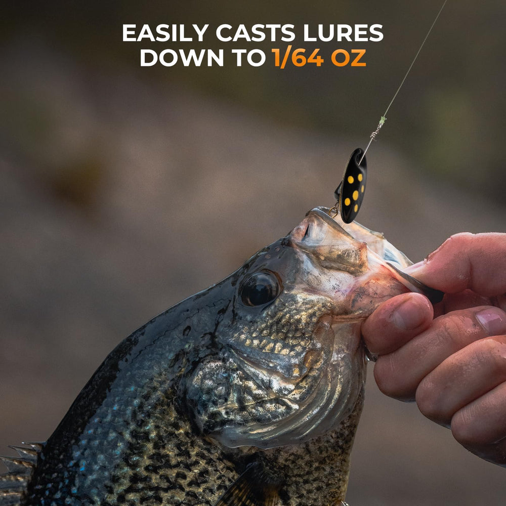KastKing Zephyr Finesse demonstrates graphite blank sensitivity for subtle bite detection.