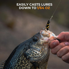 KastKing Zephyr Finesse demonstrates graphite blank sensitivity for subtle bite detection.