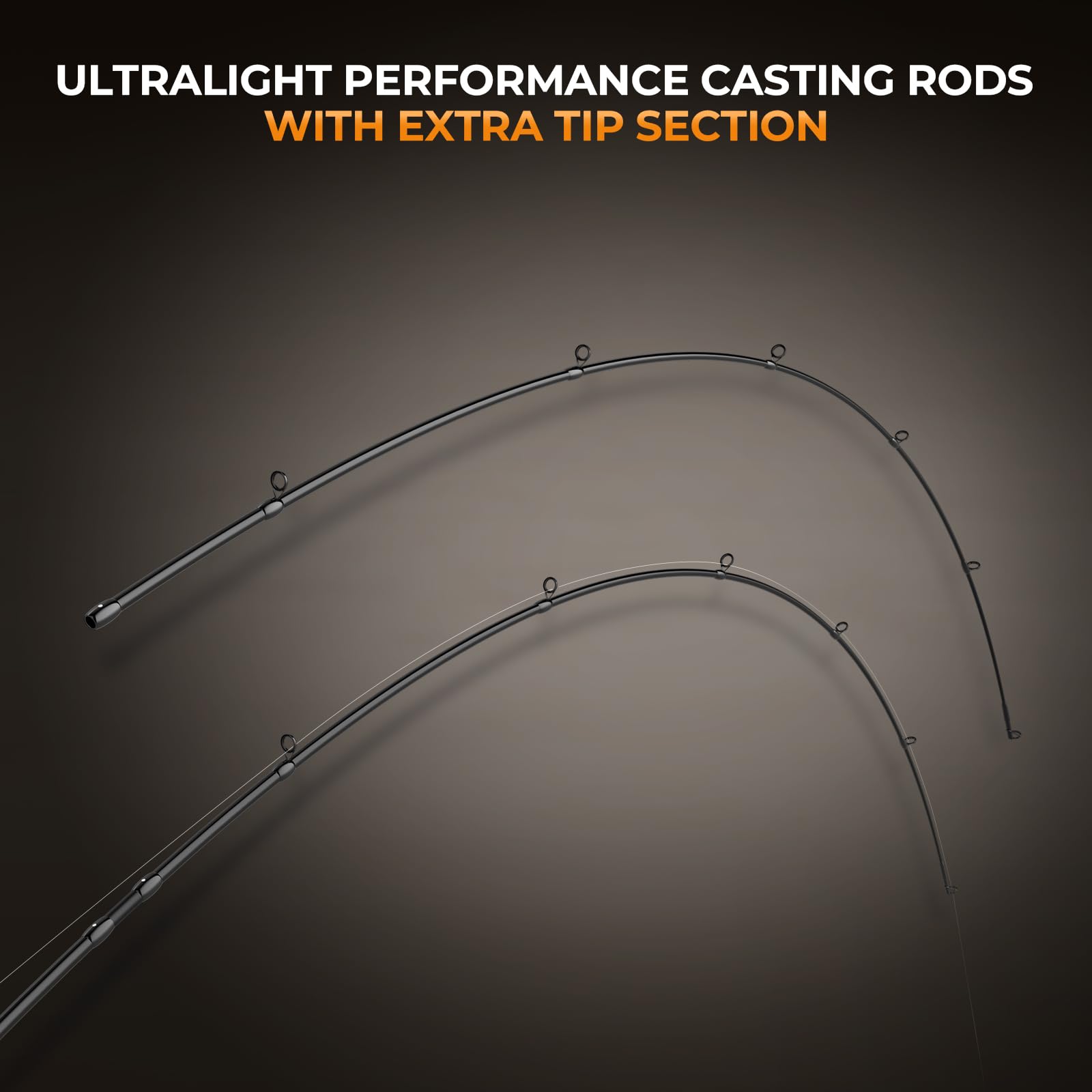 KastKing Zephyr Finesse uses zirconium guides for reduced wear and smooth line flow.
