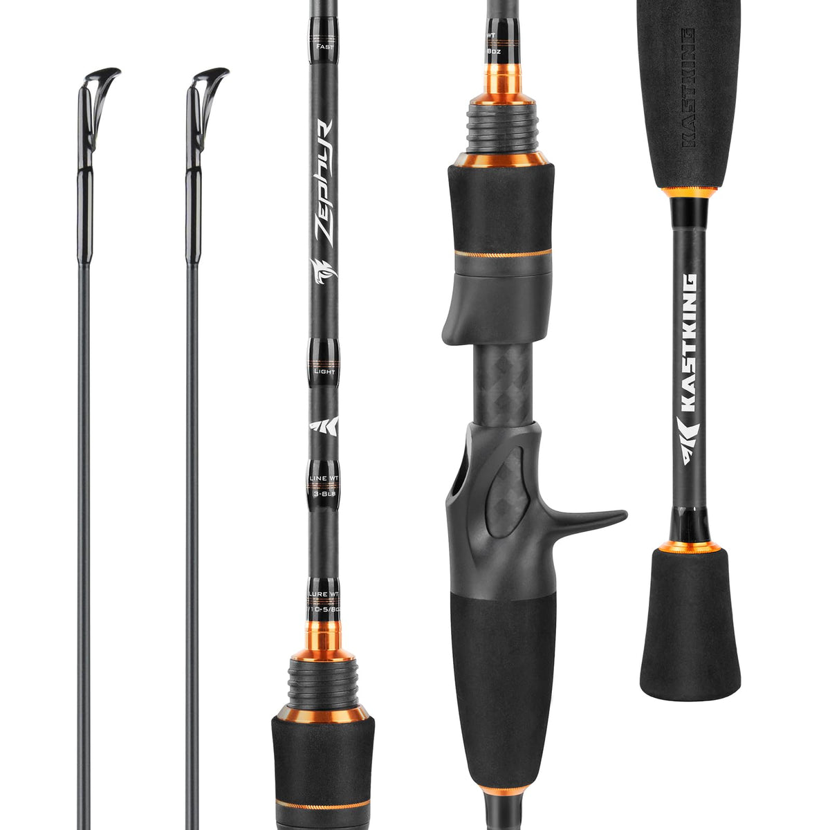 KastKing Zephyr Finesse rod casts ultra-light lures with precision for BFS setups.